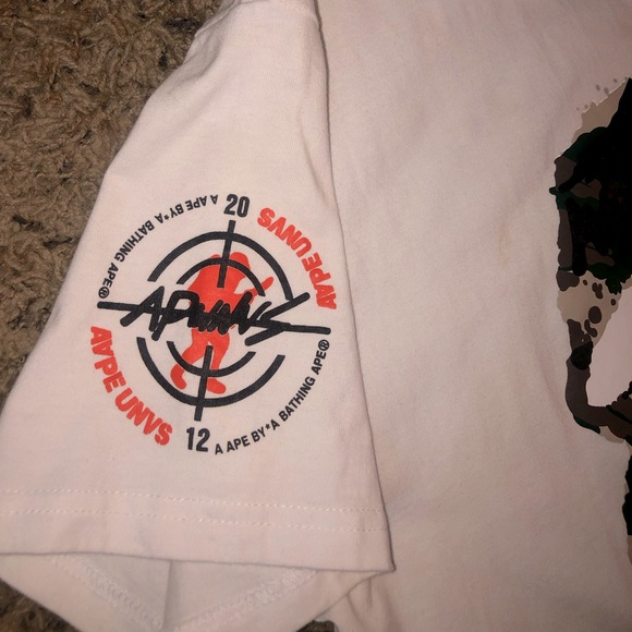 Aape by A Bathing Ape ‘Unvs’ SS t-shirt. XL 100%authentic! - Picture 6 of 11